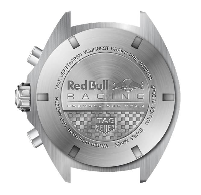 TAG Heuer Formula 1 Max Verstappen Youngest Grand Prix Winner Special Edition caseback