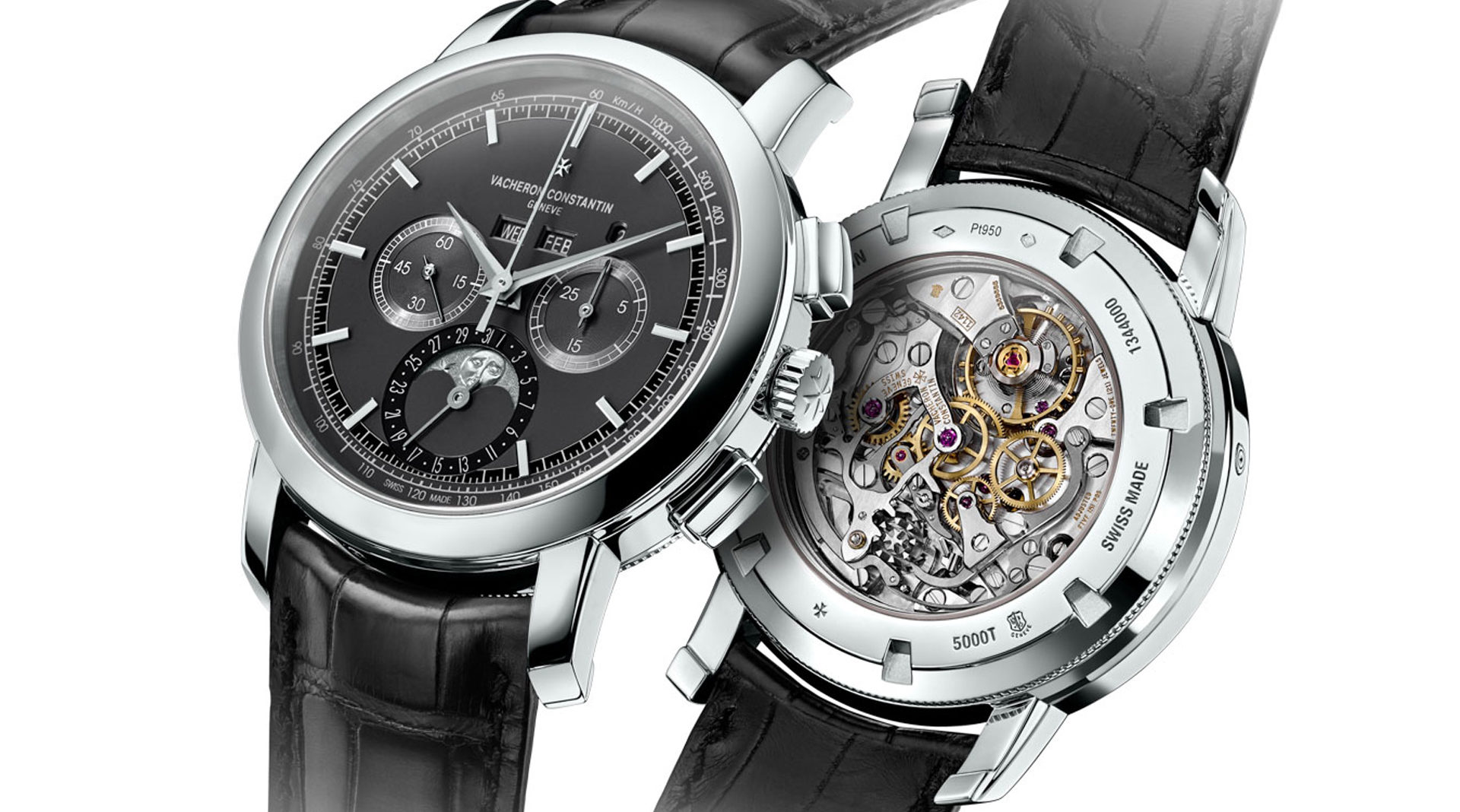 Vacheron Constantin Traditionnelle Chronograph Perpetual Calendar front and back