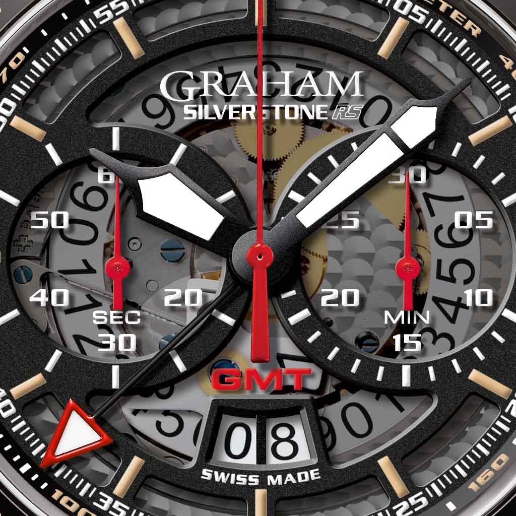 Graham Silverstone RS GMT dial