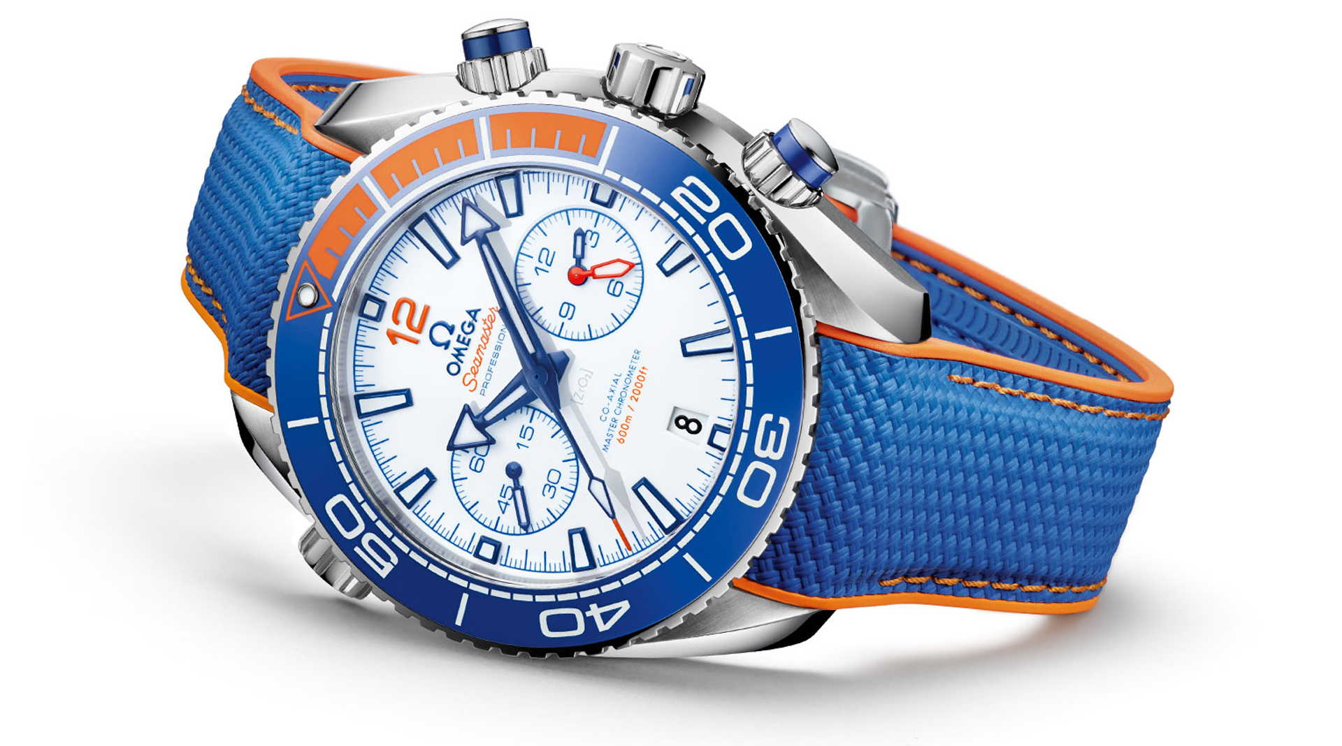 Omega Seamaster Planet Ocean Michael Phelps Limited Edition 215.32.46.51.04.001 side