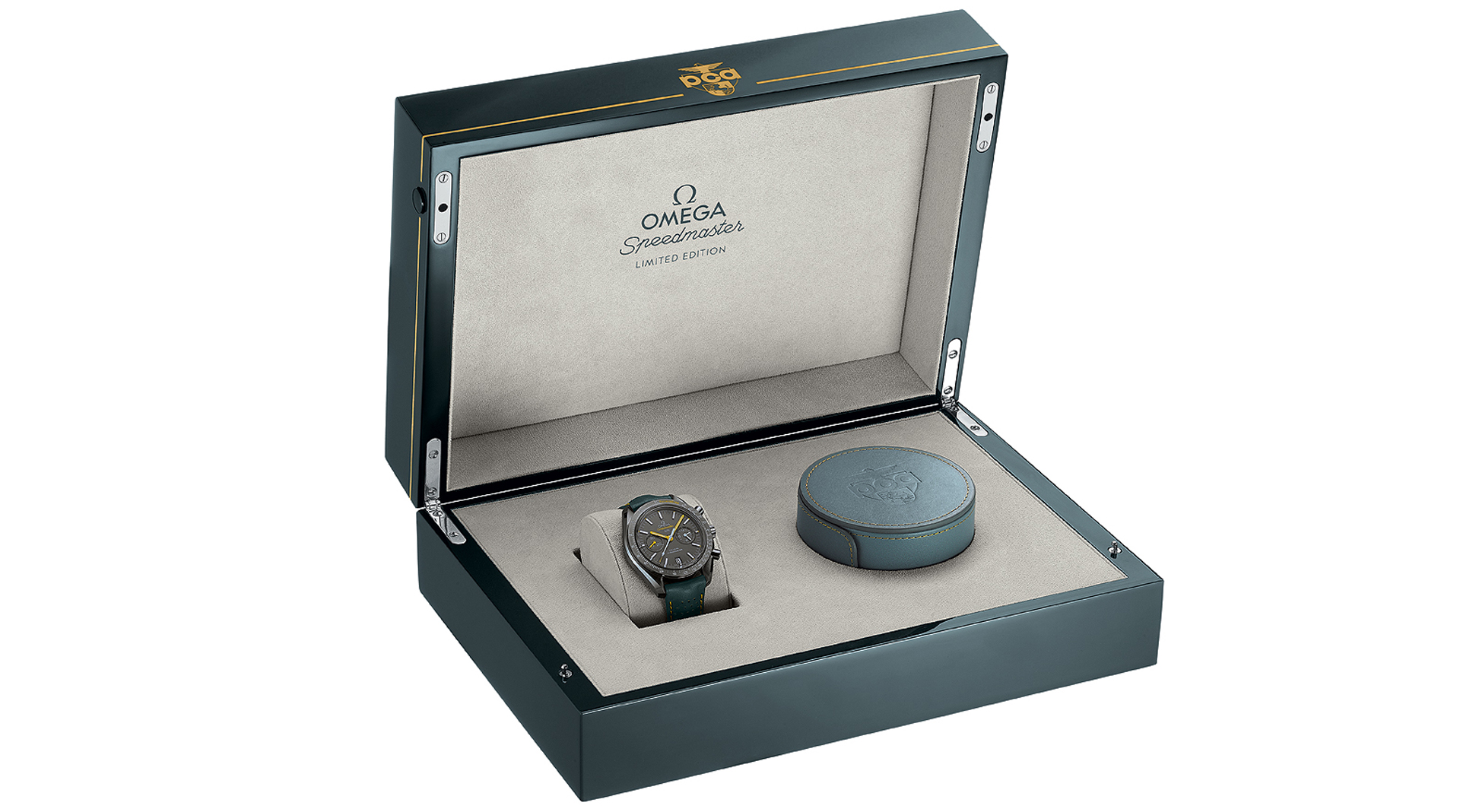Omega Speedmaster Grey Side of the Moon Porsche Club of America Limited Edition 311.92.44.51.99.001 box